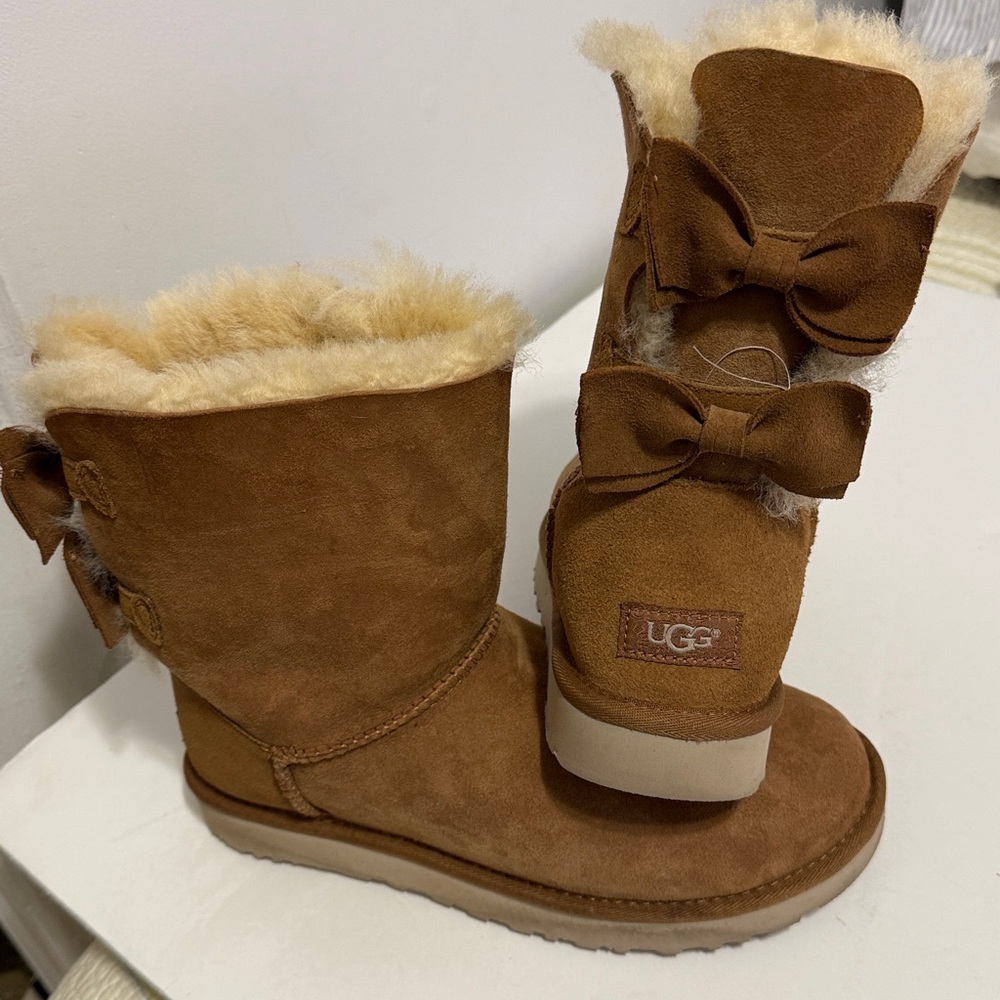 UGG Tan Shearling Boots